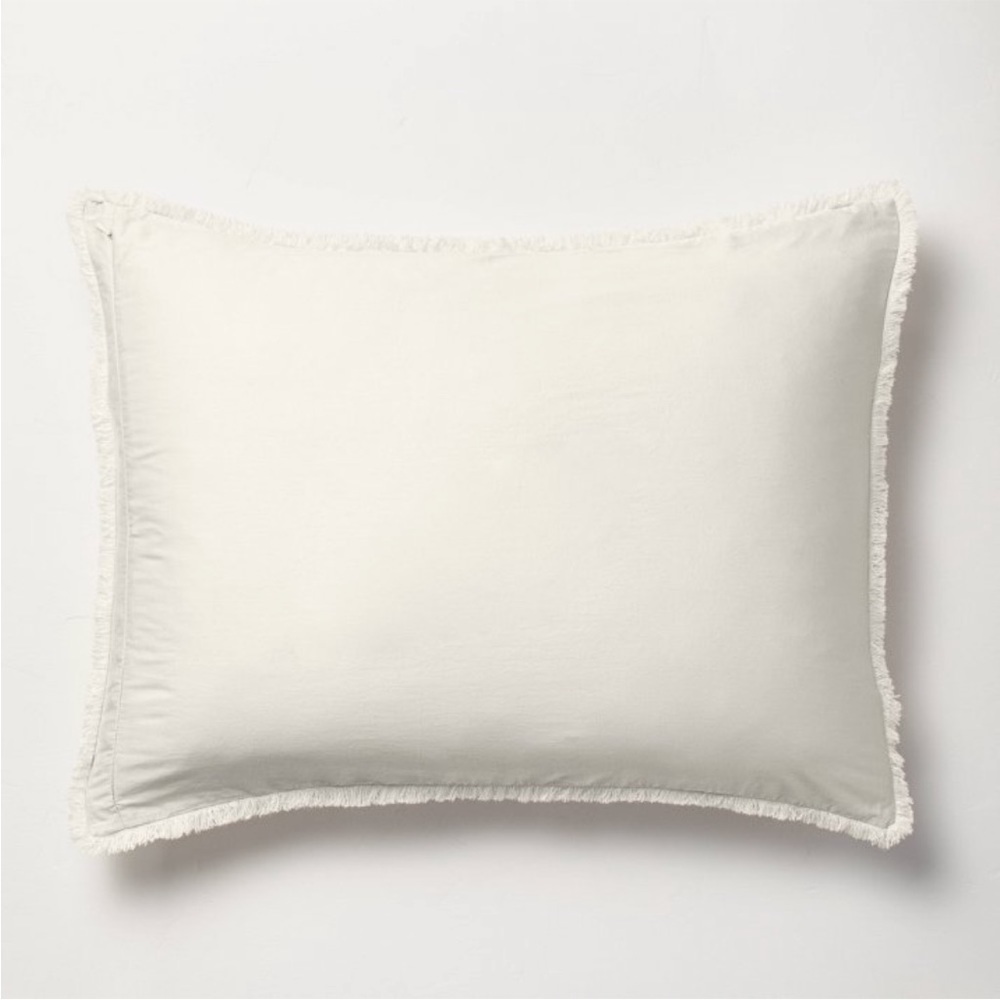 Casaluna Heavyweight Linen Blend Pillow Sham King